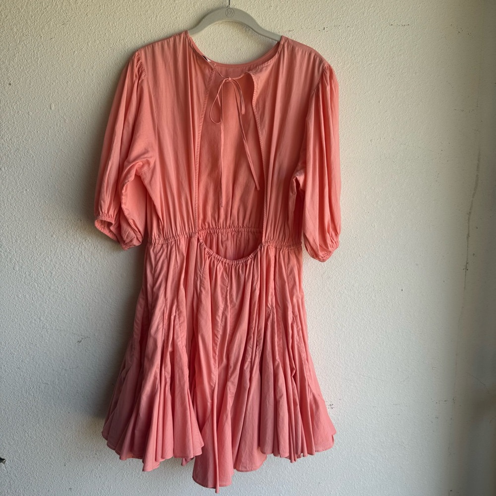 RHODE Molly Open-Back Godet Dress - Picture 7 of 7